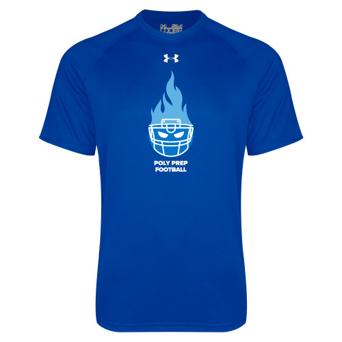  Under Armour Royal Tech Tee - Poly Prep Football UA