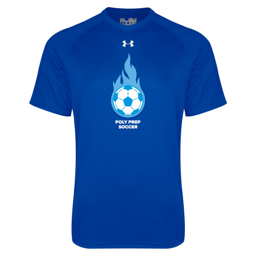  Under Armour Royal Tech Tee - Poly Prep Soccer UA