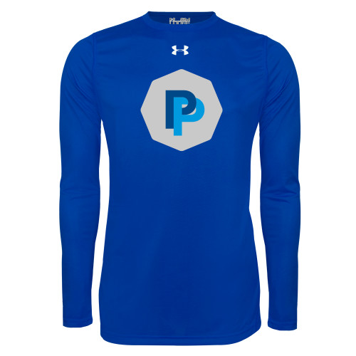 Under Armour Royal Long Sleeve Tech Tee - PP in Badge