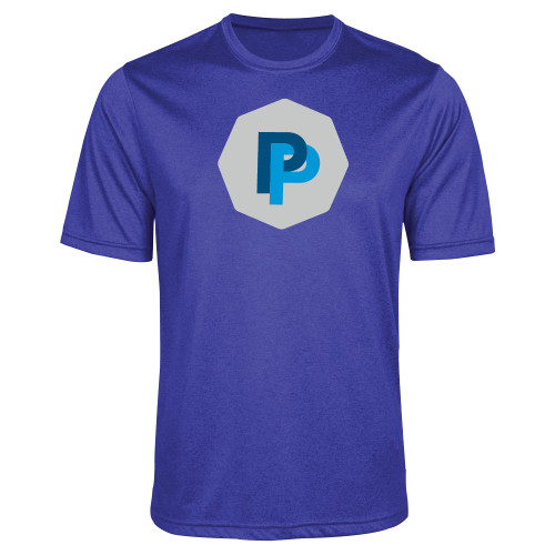  Royal Heather Performance Contender Tee - PP in Badge