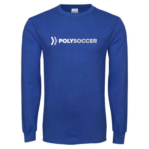  Royal Long Sleeve T Shirt - Soccer