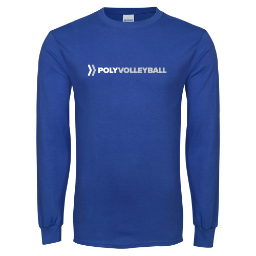  Royal Long Sleeve T Shirt - Volleyball