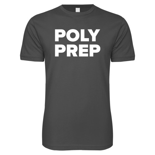  Next Level Charcoal SoftStyle T Shirt - Poly Prep Stacked