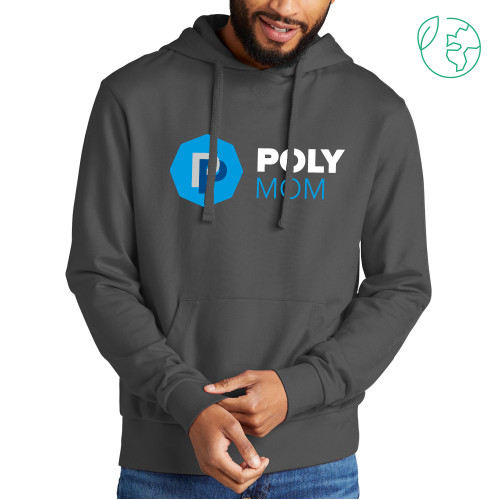  Allmade Dark Grey Organic French Terry Pullover Hoodie - Poly Prep