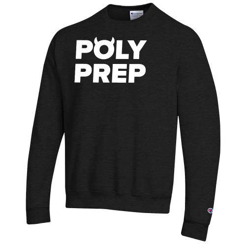  Champion Black Fleece Crew - Poly Prep