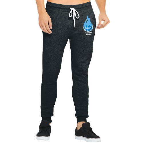  Bella Canvas Charcoal Heather Joggers - Poly Prep Hockey