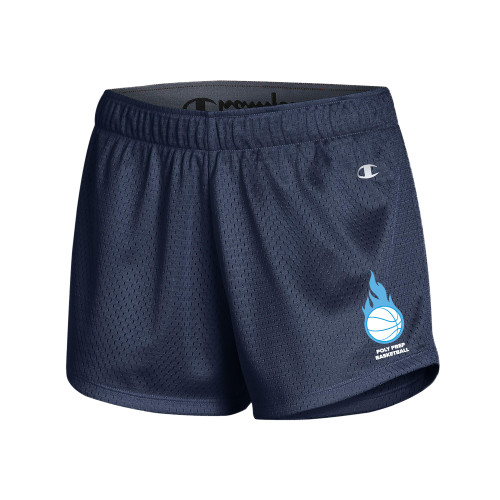  Champion Womens Navy Mesh Short - Poly Prep Basketball