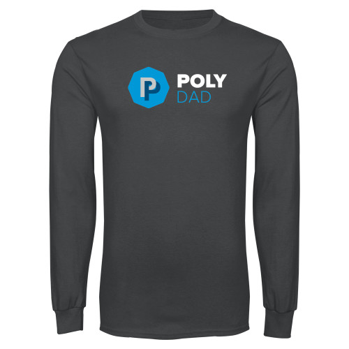  Charcoal Long Sleeve T Shirt - Dad