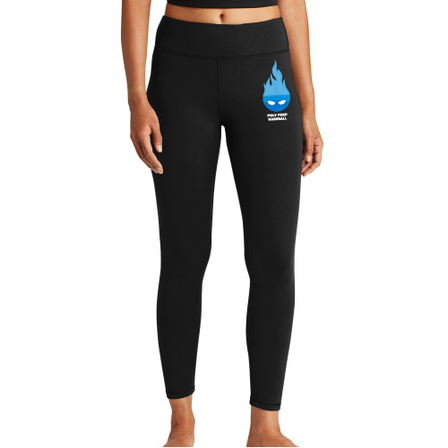 Womens Black Performance Legging - Poly Prep Baseball