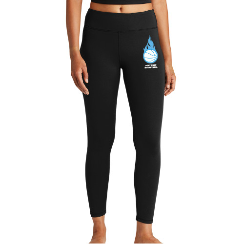  Womens Black Performance Legging - Poly Prep Basketball