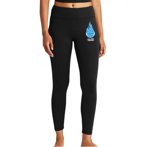  Womens Black Performance Legging - Poly Prep Lacrosse