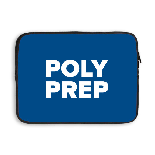  13 inch Neoprene Laptop Sleeve - Poly Prep Stacked
