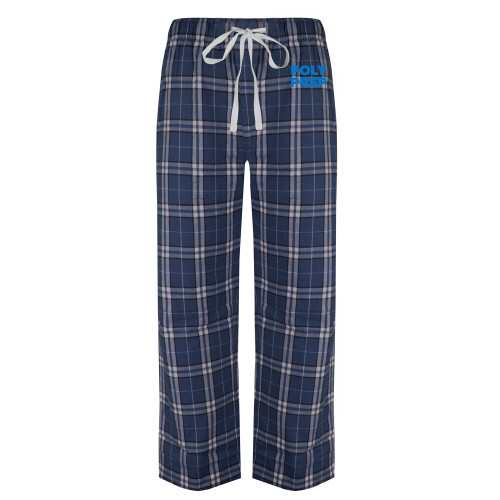  Navy/White Flannel Pajama Pant - Poly Prep Stacked