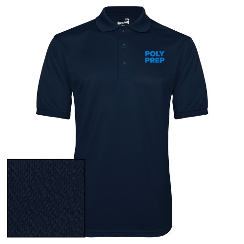  Navy Dry Mesh Polo - Poly Prep Stacked