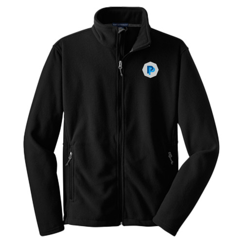  Youth Black Fleece Full Zip Jacket - PP in Badge
