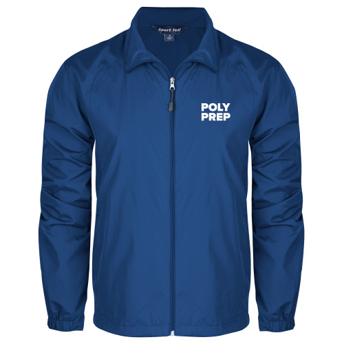  Royal Full Zip Wind Jacket - Poly Prep Stacked