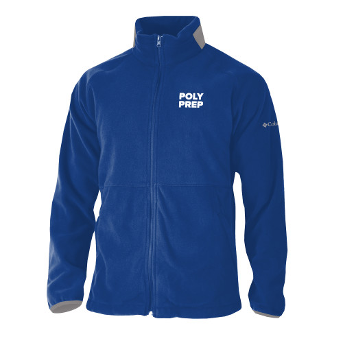  Columbia Royal Everest Ridge Fleece Full Zip Jacket - Poly Prep Stacked