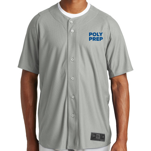  New Era Light Grey Diamond Era Jersey - Poly Prep Stacked