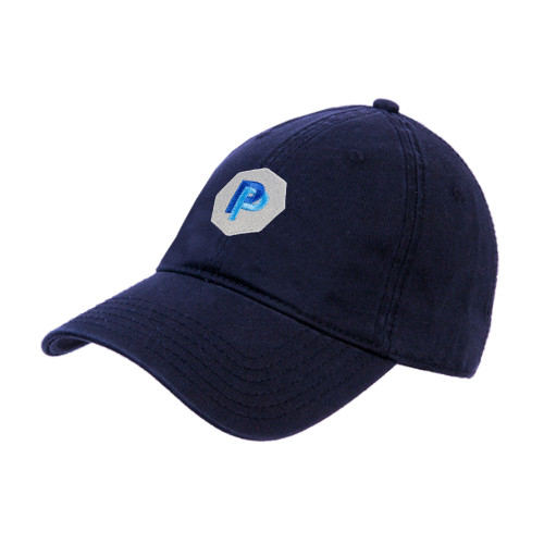  Navy Unstructured Adjustable Low Profile Hat - PP in Badge