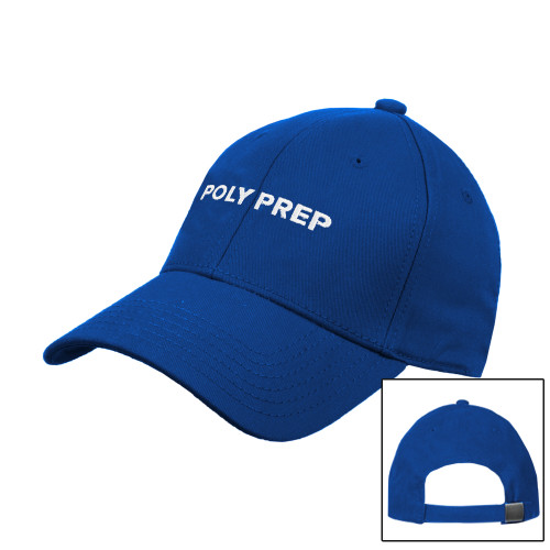  Royal Structured Adjustable Pro Style Hat - Poly Prep