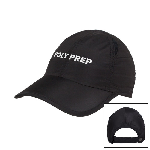  Black Performance Cap - Poly Prep