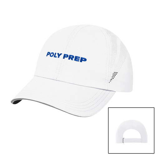  White Performance Cap - Poly Prep