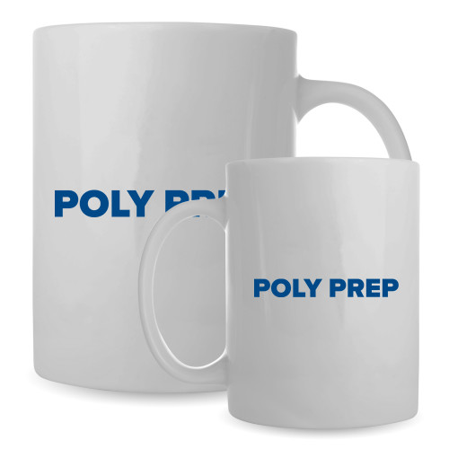  Full Color White Mug 15oz - Poly Prep