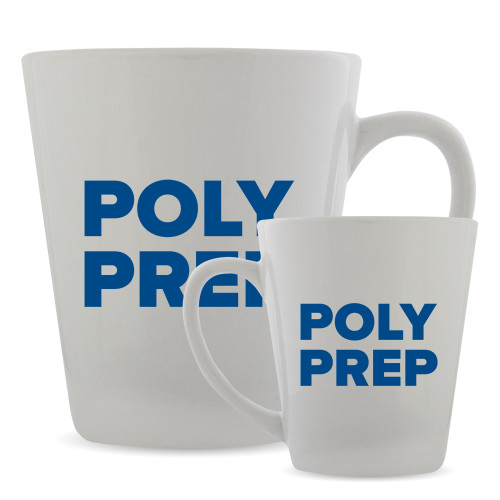  Full Color Latte Mug 12oz - Poly Prep Stacked