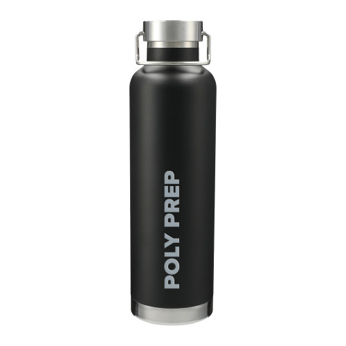  Thor Copper Vacuum Insulated Black Bottle 32oz - Poly Prep Engraved