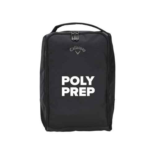  Callaway Clubhouse Black Golf Shoe Bag - Poly Prep Stacked