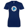 Thumbnail image for  Next Level Womens Navy Boyfriend Tee