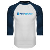 Thumbnail image for  White/Navy Raglan Baseball T Shirt