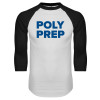 Thumbnail image for  White/Black Raglan Baseball T Shirt