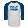 Thumbnail image for  White/Royal Raglan Baseball T Shirt