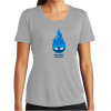 Thumbnail image for  Womens Grey Performance Short Sleeve Tee