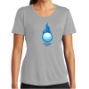 Thumbnail image for  Womens Grey Performance Short Sleeve Tee