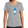 Thumbnail image for  Womens Grey Performance Short Sleeve Tee