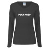 Thumbnail image for  Womens Dark Heather Long Sleeve V Neck Tee 