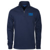 Thumbnail image for  Navy Slub Fleece 1/4 Zip Pullover