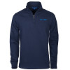Thumbnail image for  Navy Slub Fleece 1/4 Zip Pullover