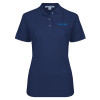 Thumbnail image for  Womens Silk Touch Navy Pique Polo