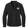 Thumbnail image for  Brooks Brothers Womens Black Long Sleeve Ruffle Collar Blouse