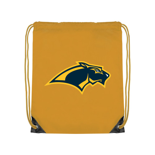  Gold Drawstring Backpack - Panther
