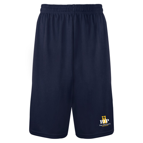  Navy Performance Classic 9 Inch Short - PJP II with School Name