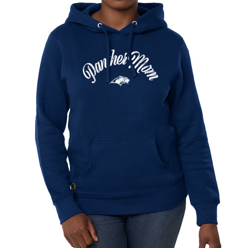  Fall Rush Ladies Navy Sponge Fleece Hoodie - Panther Mom
