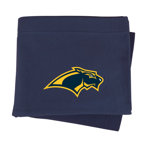  Navy Sweatshirt Blanket - Panther