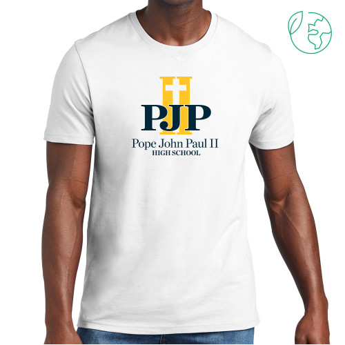  Allmade White Organic Cotton Tee - PJP II with School Name