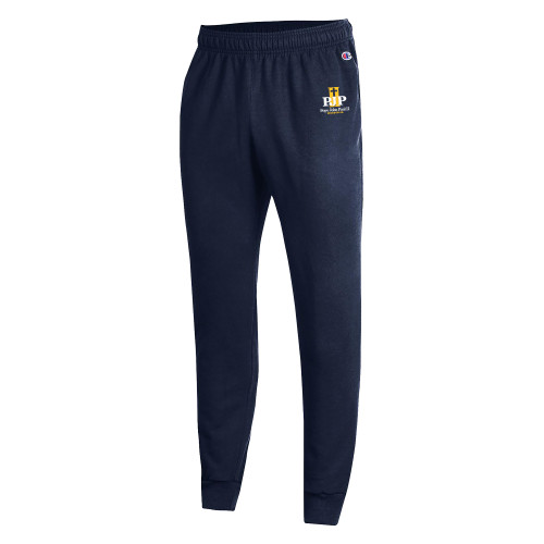  Champion Navy Powerblend Fleece Jogger - PJP II with School Name