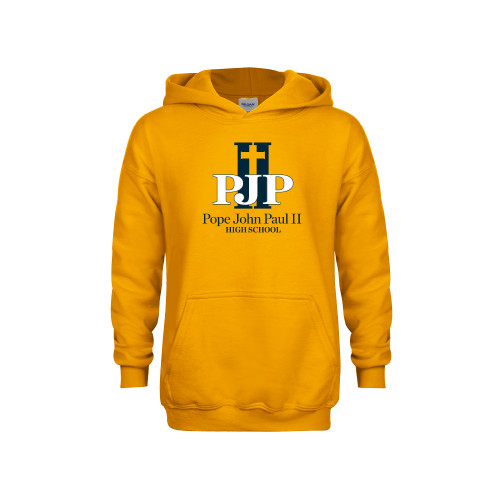  Youth Gold Fleece Hoodie - PJP II with School Name