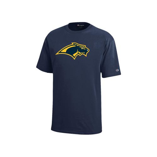  Champion Youth Navy Short Sleeve Tee - Panther